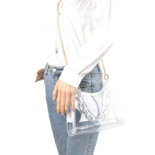 Fashion Clear Messenger Shoulder Bag