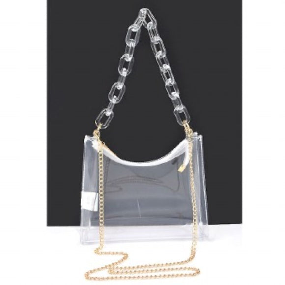 Fashion Clear Messenger Shoulder Bag