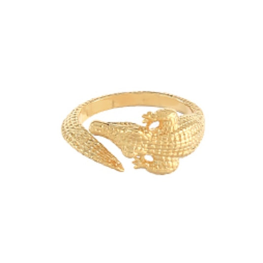 Crocodile Open Ring