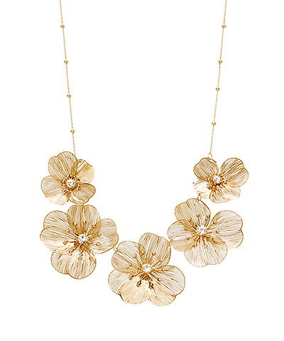 Filigree Flower Necklace