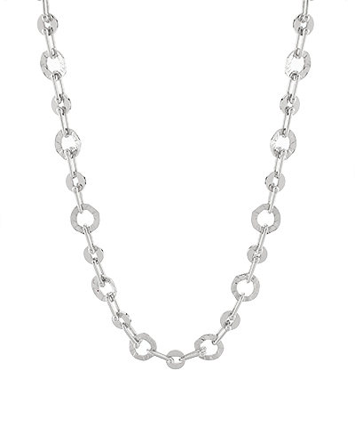 U link & Circle Chain Necklace