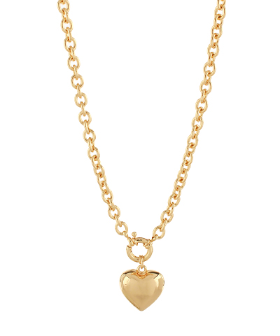 Puffy Heart Jewelry Set