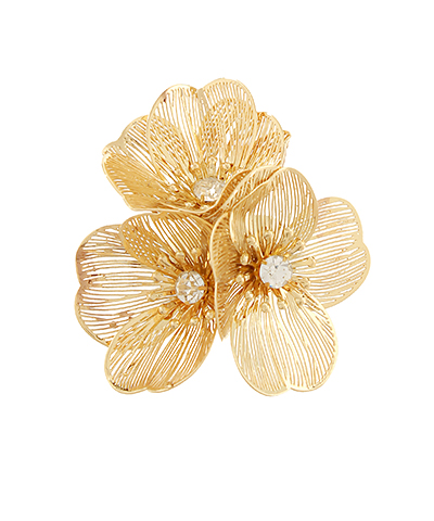 Filigree Big Flower Open Ring