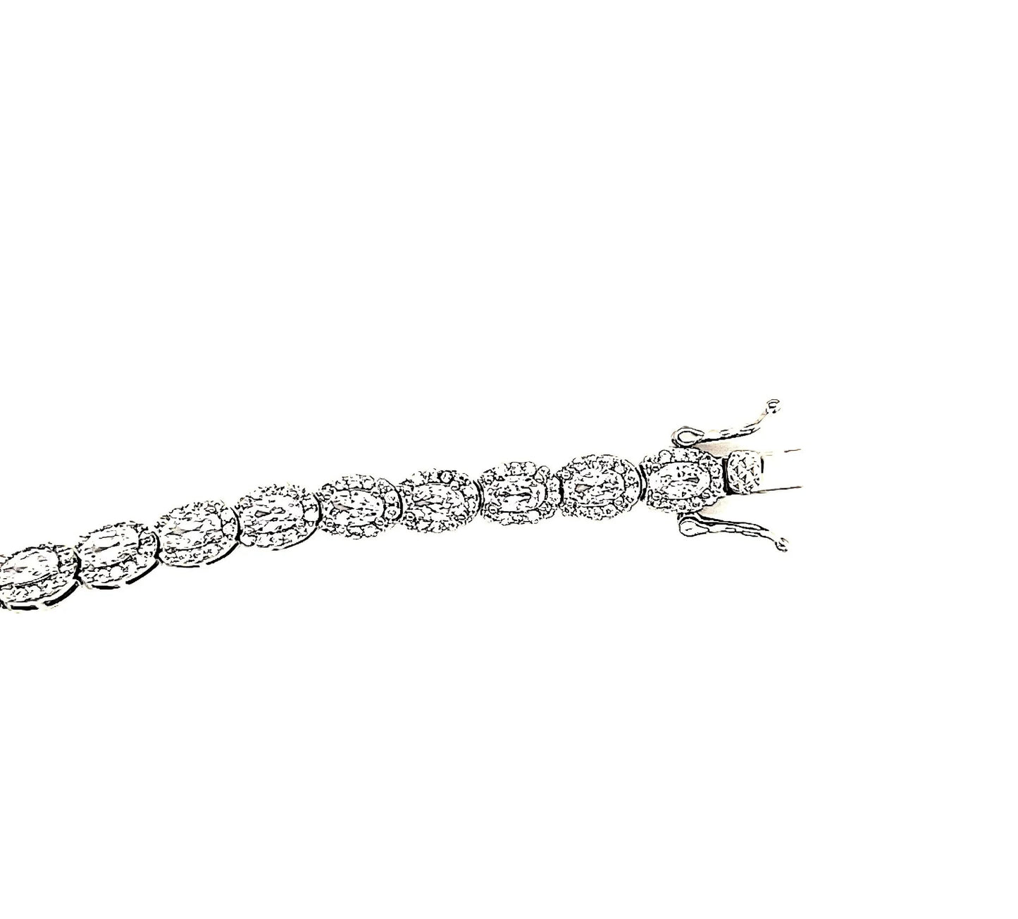 Baguette & Round CZ Bracelet