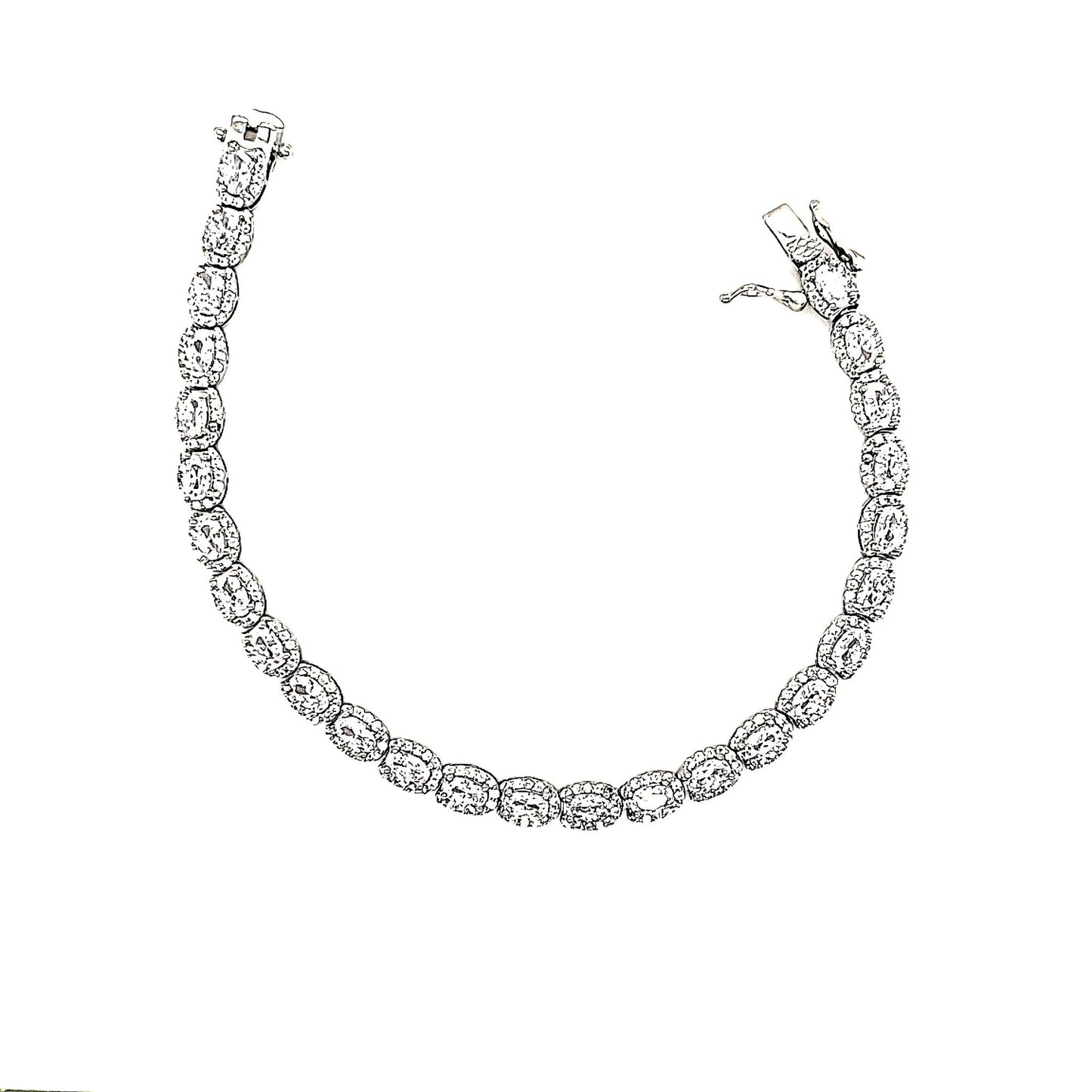 Baguette & Round CZ Bracelet