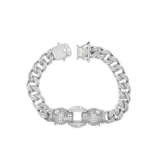 Brazalete Jaguar Pavé CZ