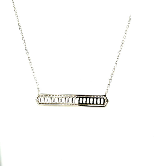 Baguette Bar Necklace