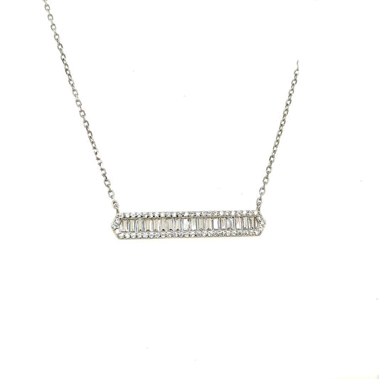 Baguette Bar Necklace